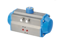 Vanne d'actionneur pneumatique simple en acier inoxydable, prix d'actionneur d'amortissement pneumatique, valve de contrôle