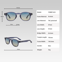 Fabricants de lunettes de soleil de luxe en acétate de haute qualité pour femmes et hommes, OEM ODM, lunettes de soleil tendance, montures rondes, Gafas De Sol De Lujo