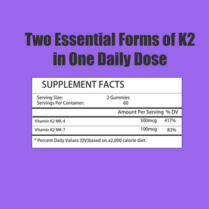 High Potency Vitamin K2 Softgels with MK-4 for Cognitive Support MK-7 Bone Health Softgels for Adults Healthcare <b>Supplement</b> - Product Image 2