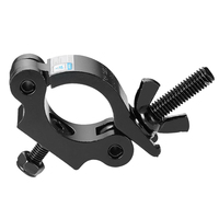 Pince de fixation pour treillis d'éclairage de scène en aluminium 6061 T6, sur mesure OEM, de 38 à 51 mm, charge nominale 300 kg, crochet M10 pour équipement événementiel