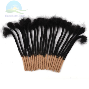 Extensions de cheveux humains indiens, locs solides et ombrés 1b 30, deux tons, <span class=keywords><strong>dreadlocks</strong></span> artificielles au crochet pour hommes et femmes - Product Image 2