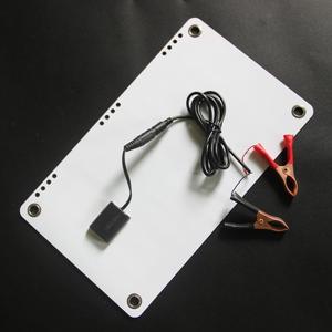 มาซูโยชิ มิตสึ 8.5W 12V เครื่องชาร์จแผงโซลาร์เซลล์แบบโมโนคริสตัลไลน์พร้อมคลิปและอะแดปเตอร์ในรถยนต์สำหรับใช้กลางแจ้ง - Product Image 2