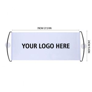 Custom Logo Hand <b>Roller</b> Display Handheld Cheering Flag Retractable Scrolling Banner for Advertising - Product Image 5