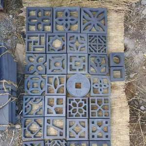 Moules à briques creuses réutilisables et efficaces à double face en ABS, haute résistance, pour la décoration des bâtiments de parcs et de cours - Product Image 5