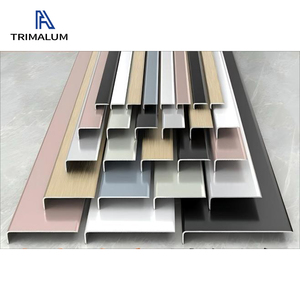Profilé en aluminium pour <span class=keywords><strong>carrelage</strong></span> en forme de L, moulure en aluminium, <span class=keywords><strong>plinthe</strong></span> en aluminium, <span class=keywords><strong>plinthe</strong></span> de sol en aluminium - Product Image 2