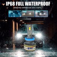 Luces LED H4 de Alta Potencia para Auto, Marca IKAS, Focos LED H4 H7 H11 9005 9006, Faros Delanteros LED de 130W 30000LM