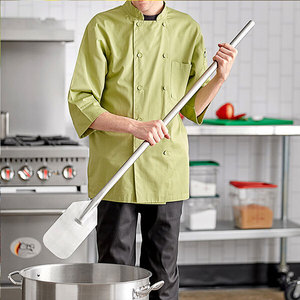 Espátula Mezcladora de Acero Inoxidable con Mango Largo, Espátula para Remover en Cocina, Olla Grande, Cocina de Restaurante - Product Image 1