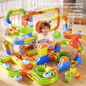Trenino Magnetico a Levitazione Variabile, Giocattolo Educativo per Bambini, Blocchi da Costruzione in Plastica ABS, Treno Piccolo Anti-Gravità - Product Image 4