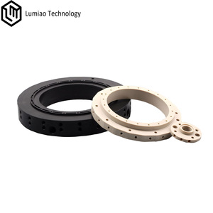 Pièces d'anneaux en plastique PEEK de Lumiao Technology, tolérance de 0,01, usinage de précision pour applications d'ingénierie - Product Image 1