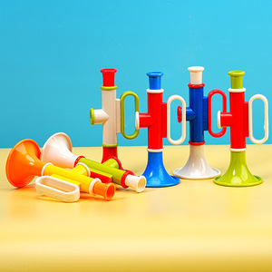 Jouet en plastique pour enfants, 6 pièces, Instrument de musique coloré pour enfants, cadeau pour la maternelle, accessoire de cheerleading - Product Image 2