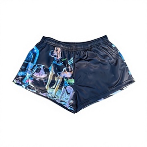 Factory Direct Custom Footy <b>Booty</b> Shorts 100% Polyester Anti-Bacterial Unisex Rugby Elastic Waist All Seasons Printed Logos - Product Image 3