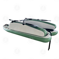 Kayak gonflable Drop Stitch épaissi, bateau de pêche multifonctionnel, canoë de loisirs familial pour croisière et rafting