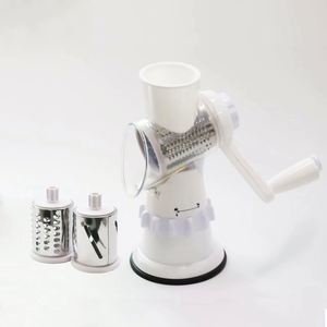 Hand Roller Multi-Functional Vegetable Cutter Round Rotary Cheese Grater Veggie <b>Potato</b> Chopper Fruit & Vegetable Slicer Tool - Product Image 6