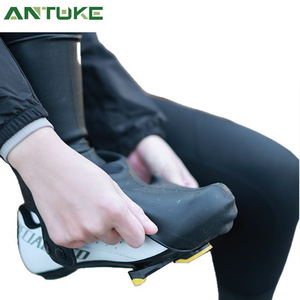 LiLioo Fundas para zapatos de ciclismo de silicona, impermeables, resistentes al viento, cálidas, para bicicleta de carretera, SML, amarillo brillante - Product Image 3