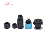 LLT IP68 Prise femelle étanche Fiche mâle 2 3 4 5 6 7 8 Pin Cable Wire Circular M12 Panel Mount Connector
