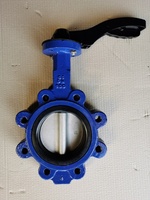 Vanne papillon DN300 Lug Type avec levier en aluminium, PN10/16