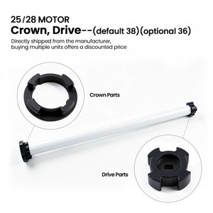 Control remoto recargable de alta calidad Compatible con Alexa Accionamiento eléctrico Durable inteligente Am25 Motor de persiana tubular Am25 de A-OK - Product Image 6