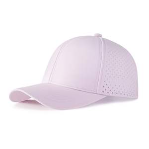 Casquette de baseball à séchage rapide pour hommes en vrac coupe au laser chapeau de relance réglable en maille - Product Image 6