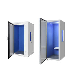 Cabina Insonorizada Compacta, Moderna, Duradera y Ecológica de Una Sola Puerta IN-1212 para Pruebas y Evaluaciones de Audiología en Hospitales - Product Image 1