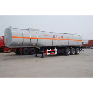 Nouveau véhicule de transport de marchandises dangereuses Semi-remorque en alliage d'aluminium 6x4 Réservoir de carburant Semi-remorque LGBF Capacité de 30 000 L pour l'éthanol - Product Image 5