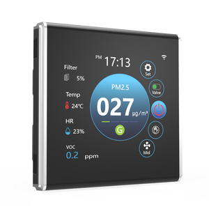 Control Remoto Inteligente Wifi MIA para Sistemas HVAC, Hospitales, Comedores Escolares, <span class=keywords><strong>Medidas</strong></span> <span class=keywords><strong>de</strong></span> Ahorro <span class=keywords><strong>de</strong></span> Energía, PM2.5, Humedad, Temperatura, Tuya - Product Image 1