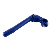 Tija de Bicicleta Ajustable de Aluminio y Acero Inoxidable Mecanizada por CNC con Pernos de Bloqueo Multiángulo para una Conducción Cómoda y una Posición Ergonómica