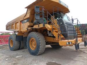รถบรรทุกหนักสำหรับงานก่อสร้าง รุ่น 773F เครื่องยนต์ดีเซล สำหรับขนส่งในเหมือง 8x4 ความจุ 50 ตัน เกียร์อัตโนมัติ แอร์  พวงมาลัยซ้าย - Product Image 3