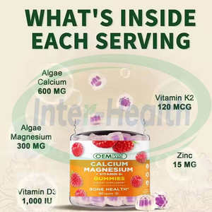 Gomitas de Vitaminas y Suplementos Dietéticos con Calcio, Magnesio, Zinc y Vitamina B12 de ASAP OEM - Product Image 4