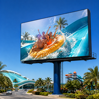 Écran publicitaire LED extérieur P10 960x960mm IP65 haute luminosité pour solutions de projets de parcs d'attractions