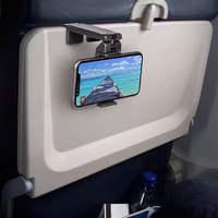 Support de téléphone flexible en gros pour avion, pince de fixation, support de téléphone paresseux pour bureau, étanche