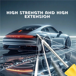 ไวนิลเปลี่ยนสีได้เองมีกาวในตัวสำหรับหุ้มสายไฟเบอร์ออปติกและเซรามิกสีเทาเข้มที่หุ้มด้วยไฟฟ้าชนิดเคลือบเงารถยนต์ - Product Image 4