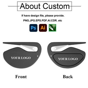 Abrecartas con Logotipo Personalizado, Cortador de Sobres, Cuchillo de Plástico para Papel, Gadget para Abrir Paquetes, Cajas de Papel y Correo, Regalos - Product Image 3