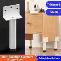 Robuste Rostfreie Verstellbare Runde Metallmöbelbeine für Sofa, Schrank und Bettunterstützung