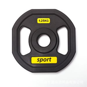 Yiwu Juego de Barras y Discos de Acero de 20 kg con Soporte para Barras, Discos Bumper y Sistema de Ajuste Rápido Tipo Boca de Cocodrilo - Product Image 6