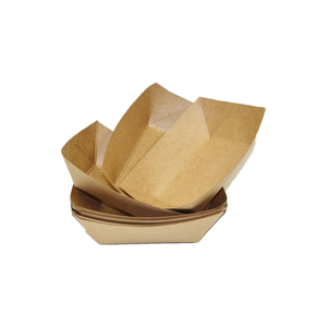Barquettes alimentaires en papier, bacs de service jetables pour fêtes, pique-niques, mariages, style français - Product Image 3
