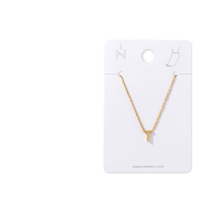 Cavigliera con Lettera T in Acciaio Inossidabile, Design Minimalista, Gioielli alla Moda per Donne - Product Image 2