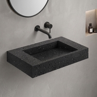 Dalles de terrazzo haute durabilité, couleur personnalisée, design moderne pour les sols d'escaliers d'appartements commerciaux