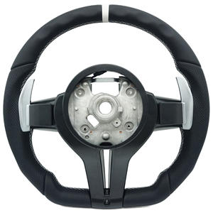 Volante in Pelle per Auto <span class=keywords><strong>BMW</strong></span> F30 F10 F15 F36 F20 F22 F25 F32 M3 M5 E46 E60 E70 E90 E91 M Sports Disponibile - Product Image 2