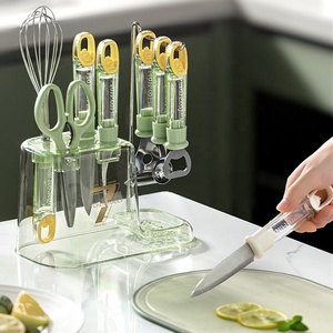 Set Peralatan Makanan dari Baja Anti Karat, Alat Pembersih Makanan, Peralatan Dapur Tahan Lama, Set Perlengkapan Dapur, Gagang Anti Selip - Product Image 3