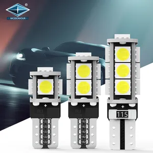 T10 led canbus smd 5050 w5w ha condotto le lampadine 194 led luci di guida wy5w 168 accessori auto interni 12v 24v bianco