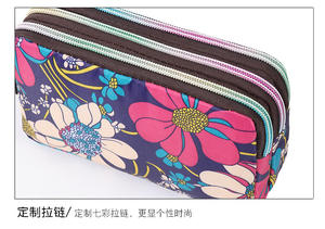 2023 Groothandel Goedkopere Multi Kleuren Pu Lederen Vrouwen Lange Portemonnee Vintage Rits Portemonnee Voor Dames - Product Image 6