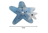Épingle à cheveux Liwu Ocean Starfish Sea Mussel Acetic Acid, luxe haut de gamme, élégante, gravée de diamants, multicolore