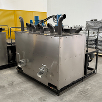 Machine de marquage routier à peinture thermoplastique GPL, préchauffeur à double réservoir, chaudière 18HP 1200kg, faible coût d'entretien pour le marquage routier à chaud