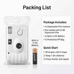 Cámara Desechable Personalizada de un Solo Uso al por Mayor con Flash, <span class=keywords><strong>Película</strong></span> de 35mm, Cámara de Fotos Vintage de un Solo Uso, Cámara Desechable Funsaver, Cámaras de <span class=keywords><strong>Película</strong></span> a Granel - Product Image 5
