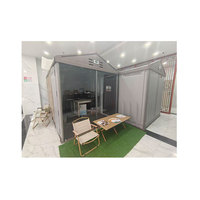 Maisonnette Modulaire Préfabriquée Portable Isolée Étanche Alimentée par Énergie Solaire Écologique Moderne pour Jardin/Parc