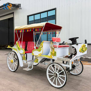 Carruaje de Caballos Eléctrico de Lujo <span class=keywords><strong>con</strong></span> Luces LED <span class=keywords><strong>para</strong></span> Bodas, Navidad, en Venta, Carruaje Puxado por Caballos <span class=keywords><strong>con</strong></span> Luces - Product Image 1