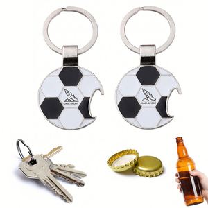 Llavero Mini Copa Abrebotellas de Aleación de Zinc de Alta Calidad Personalizado al por Mayor para Aficionados al Fútbol - Product Image 1