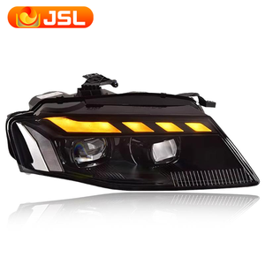 Khusus untuk 08-12 Audi A4 lampu depan perakitan modifikasi lensa LED lampu siang hari dengan Sequential lampu sein - Product Image 3