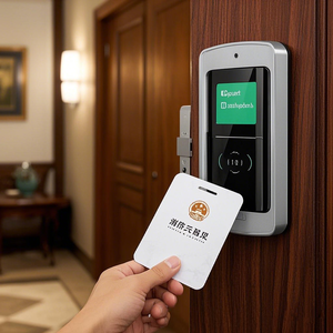 Waterproof PVC QR <strong>Code</strong> Card with NFC &amp; RFID Tag ISO1443 Type a Interface Mini <strong>Access</strong> Control System for Business &amp; Hotel Use - Product Image 2