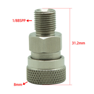<span class=keywords><strong>QD</strong></span> QUICK DISCONNECT ที่ดีที่สุดข้อต่อชายและหญิง 1/8NPT 1/8BSP M10 * 1 - Product Image 3